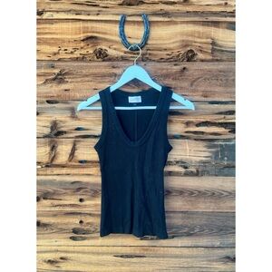 UNIVERSAL THREAD | Black V-Neck Tank Top S